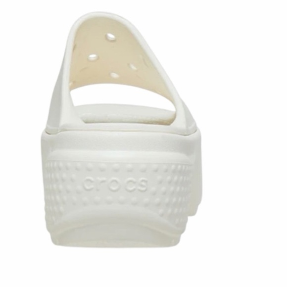 Crocs Women’s Stomp Slides 'White' Size 10 - Picture 5 of 9